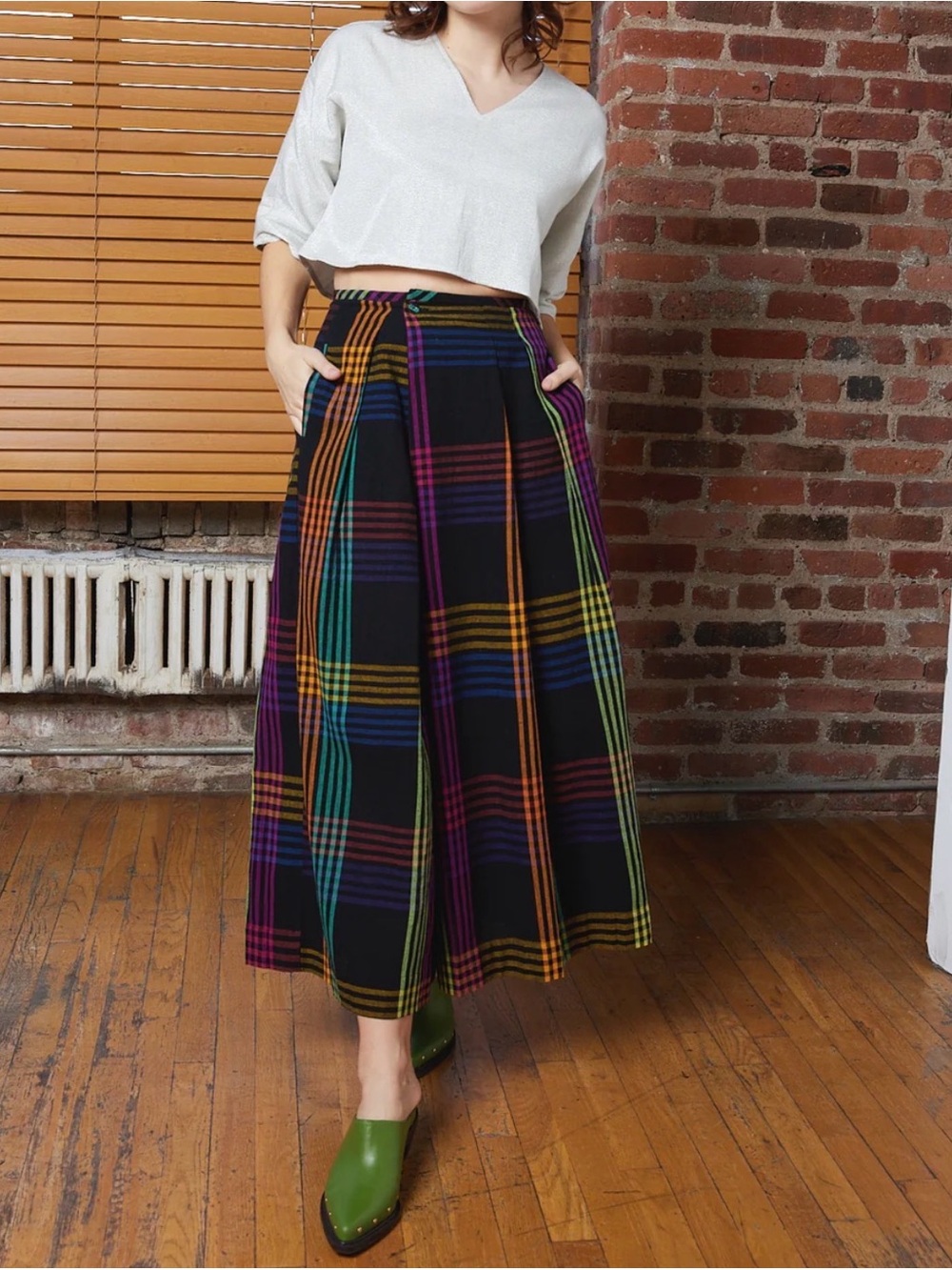 Rujuta Sheth Frida Pants - Firefly Chex - Picture 2 of 10